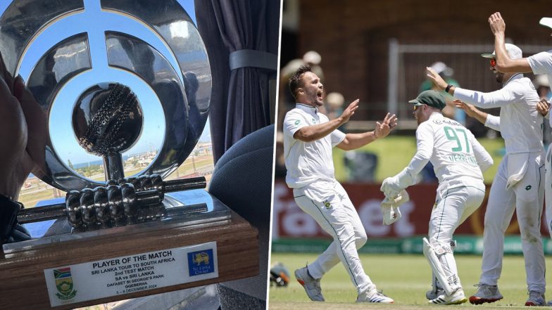 SA vs SL 2nd Test 2024: South Africa Pacer Dane Paterson Dedicates His POTM Award to His Teammates Following Win Against Sri Lanka