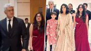 Ajith Kumar’s Daughter Anoushka Turns Heads at PV Sindhu’s Star-Studded Wedding Reception in Hyderabad (Watch Video)