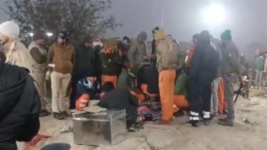 Rajasthan: Rescue Operations Underway To Save 3-and-Half-Year-Old Girl Who Fell Into Borewell in Kiratpur Village (Watch Videos)