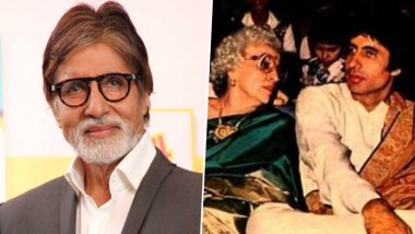 Amitabh Bachchan Remembers Late Mother Teji Bachchan on Her 17th Death Anniversary, Shares Unseen Photo and Pens ‘Right Before My Eyes’