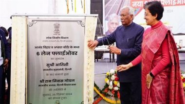 Delhi CM Atishi Inaugurates Flyover Between Anand Vihar and Apsara Border To Ease Traffic Congestion (Watch Video)