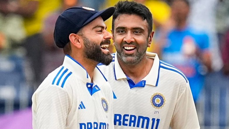 Ravi Ashwin Retires From Intermational Cricket: Virat Kohli Pays Heartwarming Tribute to India All-Rounder, Says ‘His Skill, Match Winning Contributions to Indian Cricket Are Second to None’