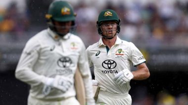 IND vs AUS 3rd Test 2024: Unrelenting Rain in Brisbane Forces Day 1 To Be Called Off After Just 13.2 Overs