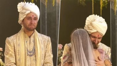 Shane Gregoire Gets Teary-Eyed As His Bride Aaliyah Kashyap Walks Down the Aisle – WATCH Viral Wedding Video