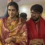 Newly-Married PV Sindhu Offers Prayers to Lord Venkateswara in Tirumala With Husband Venkata Datta Sai (Watch Video)