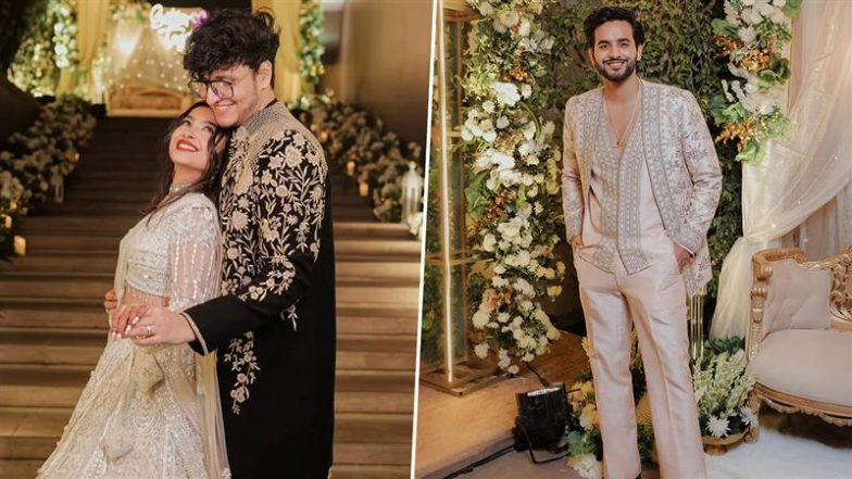 ‘Bigg Boss OTT’ Fame Abhishek Malhan’s Brother Nischay Malhan Gets Engaged to Ruchika Rathore (See Photos)