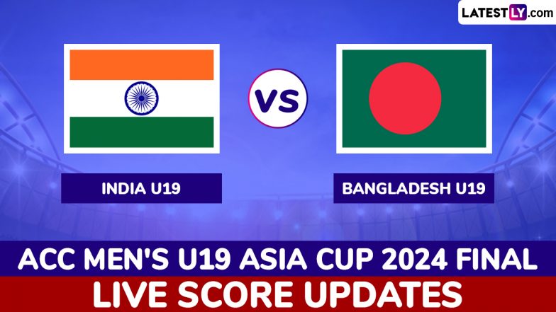 BAN U19 Win By 59 Runs | India vs Bangladesh Highlights of ACC Men's U19 Asia Cup 2024 Final: Bowlers Help Bangladesh Beat India to Win Title for Second Consecutive Time