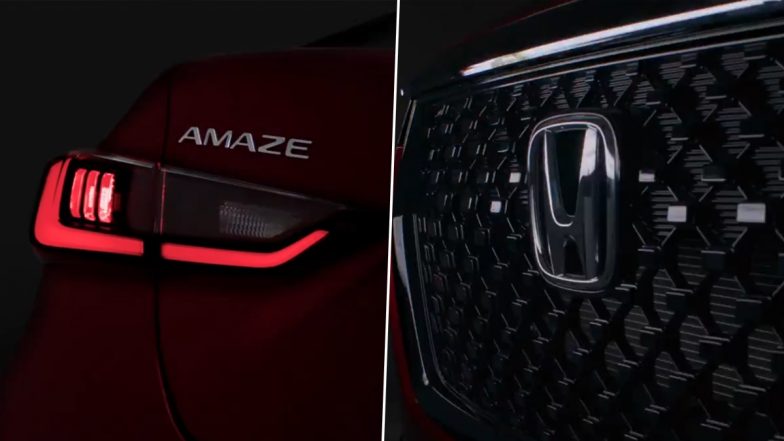 Honda Amaze 2024 Launch Today in India; Know Expected Specifications and Features