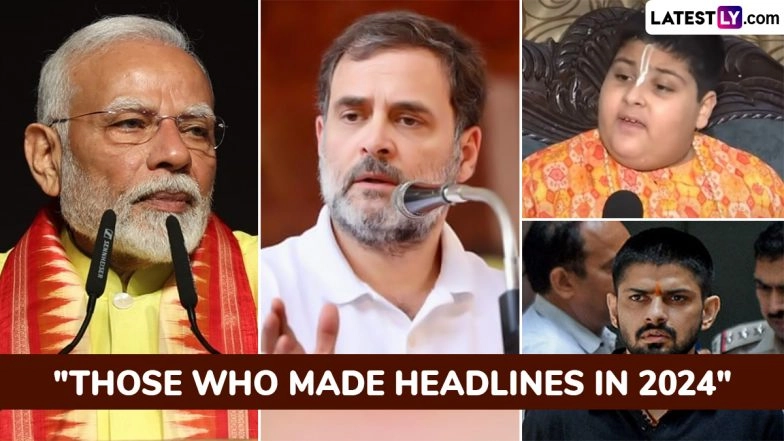 Top Newsmakers of 2024: From Gautam Adani to Lawrence Bishnoi and ‘Bal Sant Baba’ Abhinav Arora, List of Figures Who Made Headlines This Year