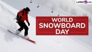 World Snowboard Day 2024 Date: Know Significance of the Day That Celebrates Snowboarding Enthusiasts and the Sport’s Rich History