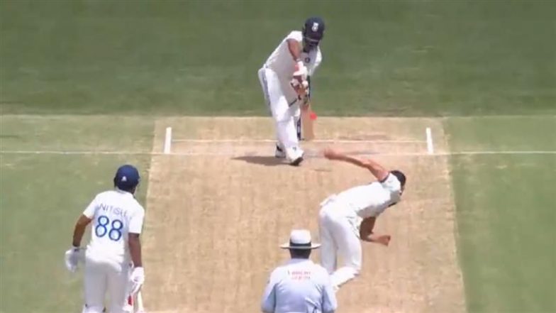 Rishabh Pant Wicket Video: Mitchell Starc Gets The Better Of Indian Wicketkeeper as Steve Smith Takes Regulation Catch At Second Slip During IND vs AUS 2nd Test 2024 Day 3