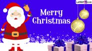 Christmas 2024 Greetings and Happy Holidays Images: Wish Merry Christmas With These Xmas Wallpapers, WhatsApp Messages, Quotes and GIFs to Celebrate the Festival