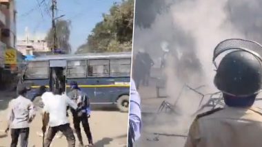 Parbhani Riot: 40 Detained in Connection With Mob Violence That Broke Out in Maharashtra Town; MVA Slams Sacrilege to BR Ambedkar Statue