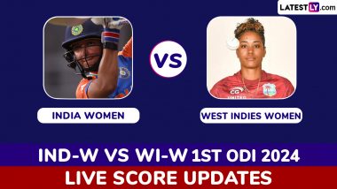 India Women's National Cricket Team vs West Indies Women's National Cricket Team Live Score Updates of 1st ODI 2024