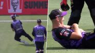 Billy Stanlake Takes Stunning Catch Running Backwards To Dismiss Cooper Connolly During Hobart Hurricanes vs Perth Scorchers BBL 2024-25 Match (Watch Video)