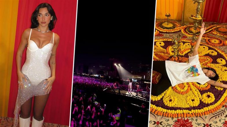 ‘Thank You Mumbai’: Dua Lipa Thanks Fans As She Bids Farewell to India After Show-Stopping Concert (See Pics)