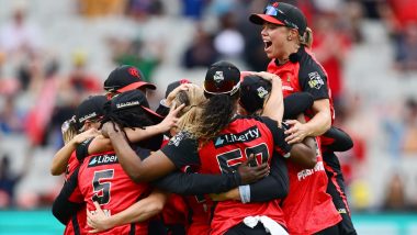 Melbourne Renegades Win WBBL 2024, Beat Brisbane Heat By Seven Runs To Lift Maiden Womens' Big Bash League Title in Rain-Truncated Final