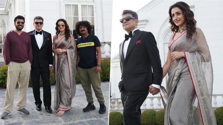 ‘Vidaamuyarchi’: Ajith Kumar and Trisha Krishnan Stun in New Photos From Magizh Thirumeni’s Upcoming Film’s Bangkok Schedule (See Pics)