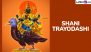 Shani Trayodashi 2024 Date and Tithi: Know Auspicious Timings, Puja Rituals and Significance of the Day To Worship Lord Shani