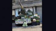 Syria Civil War Aftermaths: T-55 Tank Once Served in Bashar al-Assad Regime Now Becomes Vegetable Stand in Damascus (See Photo)