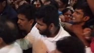 K Annamalai Detained: Police Detain Tamil Nadu BJP President, Others for Taking Out &lsquo;Black Day Procession&rsquo; (Watch Video)