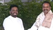 Anura Kumara Dissanayake’s India Trip: In First Foreign Visit After Assuming Office, Sri Lankan President Lands in Delhi, Will Hold Bilateral With PM Narendra Modi (Watch Video)