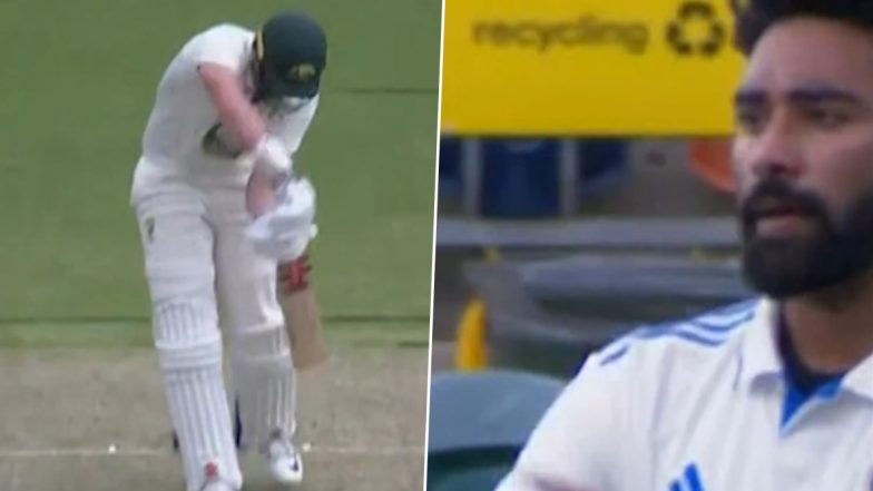 Mohammed Siraj Celebrates in Style Dismissing Matt Renshaw’s Wicket During India vs Australia Prime Minister XI Match (Watch Video)