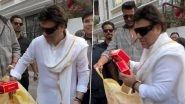 Govinda 61st Birthday: &lsquo;Hero No 1&rsquo; Actor Distributes Sweets to Paparazzi, Meets Fans on His Special Day (Watch Video)