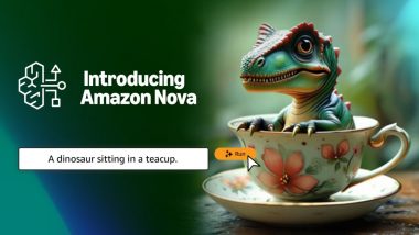 Amazon Nova: AWS Announces Multimodal AI Models for Generative AI Tasks; Check Details