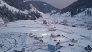 Snowfall in Kathua: Jammu and Kashmir’s Sarthal Turns Into Winter Wonderland After Fresh Spell of Snow (Watch Video)