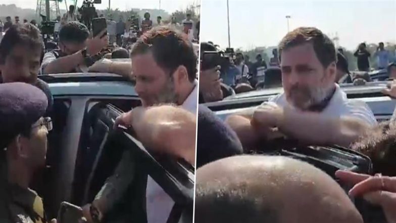 Rahul Gandhi Stopped at Ghazipur Border on Way to Sambhal