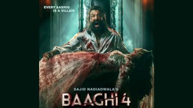 ‘Baaghi 4’: Sanjay Dutt Takes On the Villainous Role Opposite Tiger Shroff in A Harsha’s Action-Packed Thriller (See Poster)