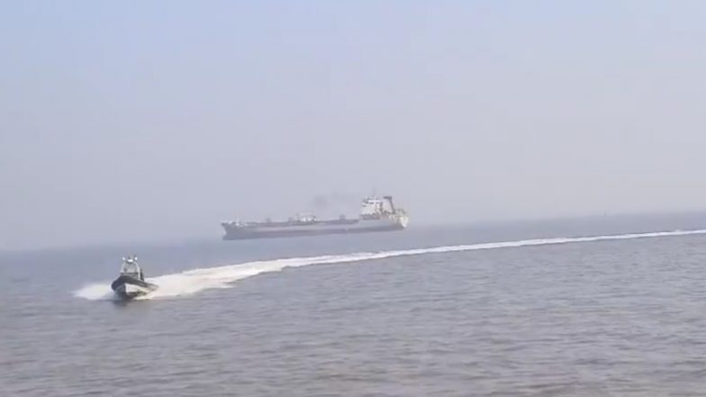 Mumbai Boat Crash: Indian Navy Says ‘Naval Craft Lost Control During Engine Trials and Collided With Passenger Ferry’, Killing 13