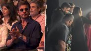 Shah Rukh Khan, Aishwarya Rai Bachchan, Abhishek Bachchan and Other A-List Celebrities Attend the Annual Day at Dhirubhai Ambani International School, Mumbai (Watch Videos & Pics)