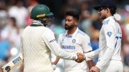 Border-Gavaskar Trophy 2024&ndash;25: Australia Cricket Team Beats India by 10 Wickets To Level Series in Pink-Ball Test