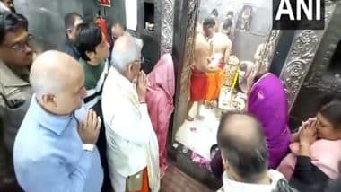 India News | Ex-Delhi Dy CM Manish Sisodia, Bihar Guv Rajendra Arlekar Offer Prayers at Mahakal Temple in Ujjain