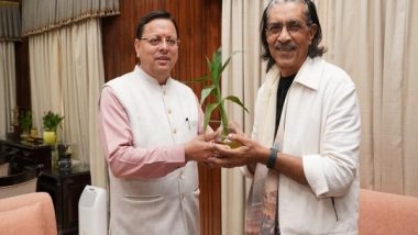 Entertainment News | Filmmaker Prakash Jha Meets Uttarakhand CM Pushkar Dhami to Discuss State Film Policy