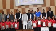 Sports News | Asian Champions Trophy Women's Hockey Team Felicitated by Bihar CM Nitish Kumar
