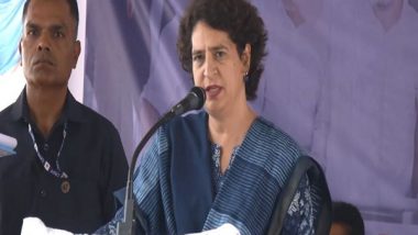 India News | Priyanka Gandhi Vows to Save Democracy from BJP's 'destructive Policies'