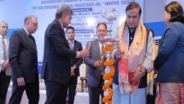 India News | Assam: CM Inaugurates Sub-divisional Judicial Magistrate Court Building at Lakhipur