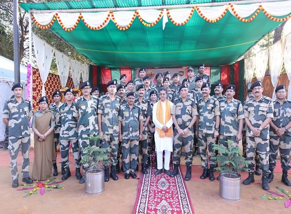 India News | Tripura CM Manik Saha Lauds BSF's Role in Border Security
