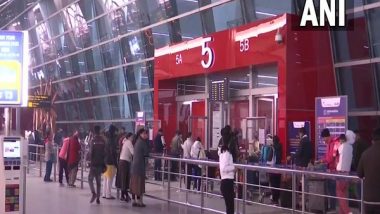 Business News | Delhi Airport Introduces Special Enclosures for Smooth Passenger Processing During Delays