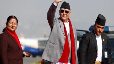 World News | Nepal PM Oli Heads for China as Beijing Stays Silent on Revised Proposal of BRI Pact