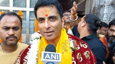 Entertainment News | Sonu Sood Offers Prayers at Mahakaleshwar Temple in Ujjain