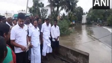 India News | Tamil Nadu Deputy CM Udhayanidhi Stalin Visits Cyclone-affected Areas in Dharmapuri