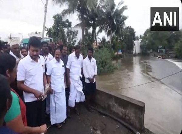 India News | Tamil Nadu Deputy CM Udhayanidhi Stalin Visits Cyclone-affected Areas in Dharmapuri
