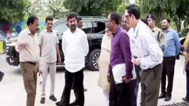 India News | Telangana CM Revanth Reddy Inspects Rainwater Sump Works to Prevent Floods