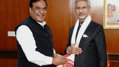 India News | Assam CM Himanta Biswa Sarma Meets EAM Jaishankar in Delhi