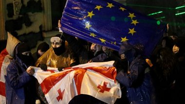 World News | Georgian Opposition Leader Zurab Japaridze Arrested as Pro-EU Protest Escalates