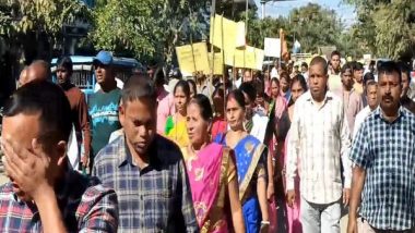 India News | Protests in Assam Against Atrocities on Minorities in Bangladesh